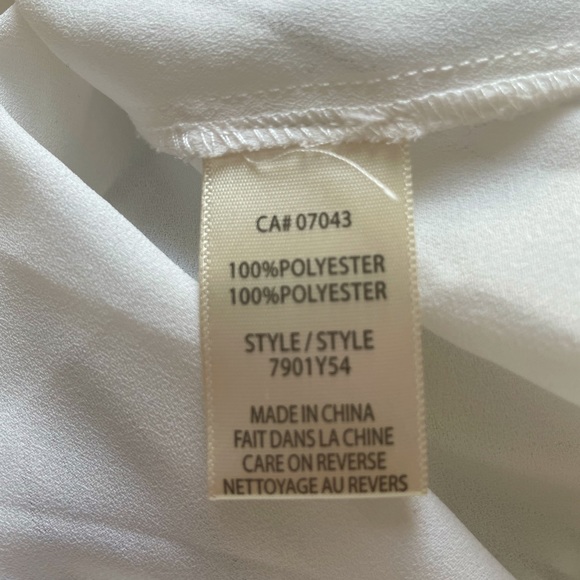 Max Studio White & Navy Pleated Maxi Dress, Size XL - Picture 5 of 8